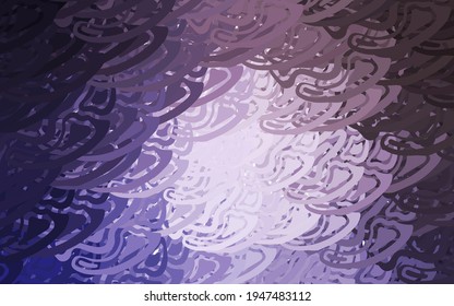 Light Purple vector template with chaotic poly shapes. Modern abstract illustration with colorful random forms. Simple design for your web site.