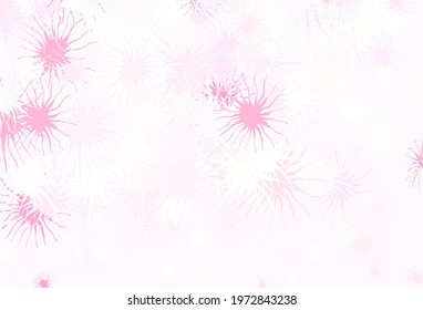 Light Purple vector template with chaotic shapes. Simple colorful illustration with abstract gradient shapes. Elegant design for wallpapers.