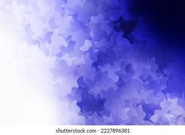 Light Purple vector template with chaotic shapes. Modern abstract illustration with colorful random forms. Elegant design for wallpapers.