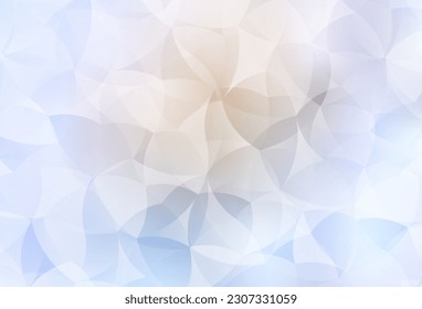 Light Purple vector template with chaotic shapes. Illustration with colorful gradient shapes in abstract style. Modern design for your business card.
