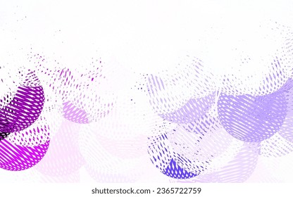 Light Purple vector template with chaotic shapes. Decorative design in abstract style with random forms. Background for a cell phone.