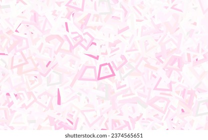 Light Purple vector template with chaotic shapes. Simple colorful illustration with abstract gradient shapes. Best smart design for your business.