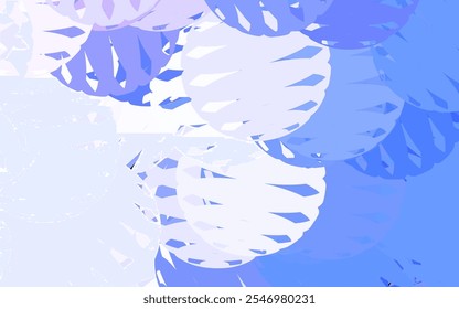 Light Purple vector template with chaotic shapes. Colorful chaotic forms with gradient in modern style. Best smart design for your business.