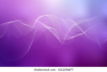 Light Purple vector template with circles. Modern abstract illustration with colorful water drops. New design for ad, poster, banner of your website.