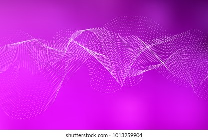 Light Purple vector template with circles. Illustration with set of shining colorful abstract circles. The pattern can be used for aqua ad, booklets.