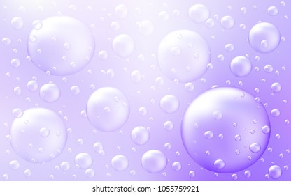 Light Purple vector template with circles. Illustration with set of shining colorful abstract circles. Beautiful design for your business natural advert.