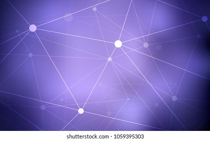 Light Purple vector template with circles, triangles. Modern abstract colorful illustration with spheres and lines. New design for ad, poster, banner of your website.