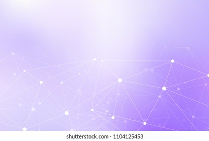 Light Purple vector template with circles, triangles. Decorative design in abstract style with triangle structure. Beautiful design for your business advert.