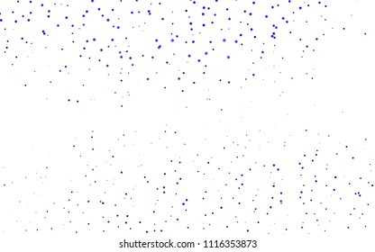 Light Purple vector  template with circles. Abstract illustration with colored bubbles in nature style. Completely new template for your brand book.