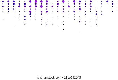 Light Purple vector  template with circles. Blurred bubbles on abstract background with colorful gradient. The pattern can be used for beautiful websites.