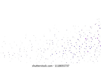 Light Purple vector  template with circles. Blurred decorative design in abstract style with bubbles. The pattern can be used for beautiful websites.