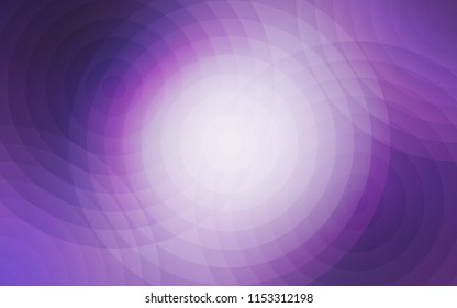 Light Purple vector template with circles. Glitter abstract illustration with blurred drops of rain. New design for ad, poster, banner of your website.