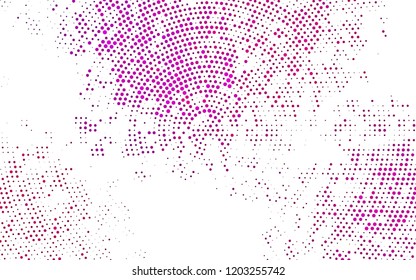 Light Purple vector template with circles. Illustration with set of shining colorful abstract circles. Design for posters, banners.