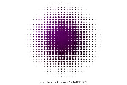 Light Purple vector template with circles. Blurred bubbles on abstract background with colorful gradient. Pattern for beautiful websites.