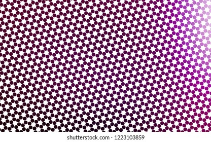 Light Purple vector template with circles. Beautiful colored illustration with blurred circles in nature style. Pattern for ads, leaflets.