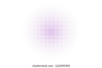 Light Purple vector template with circles. Abstract illustration with colored bubbles in nature style. Pattern of water, rain drops.