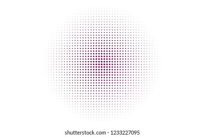 Light Purple vector template with circles. Illustration with set of shining colorful abstract circles. Design for business adverts.