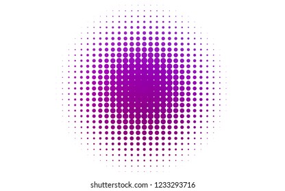 Light Purple vector template with circles. Modern abstract illustration with colorful water drops. Pattern of water, rain drops.