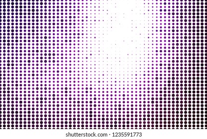 Light Purple vector template with circles. Abstract illustration with colored bubbles in nature style. Pattern for ads, leaflets.