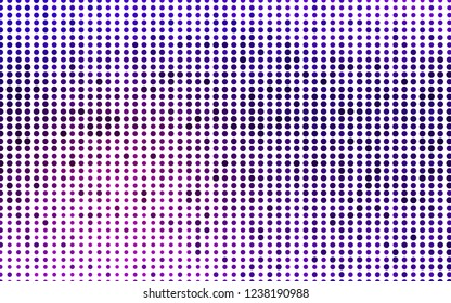 Light Purple vector template with circles. Blurred decorative design in abstract style with bubbles. Pattern for ads, booklets.