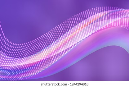 Light Purple vector template with circles, triangles. Modern abstract colorful illustration with spheres and lines. Design for poster, banner of websites.