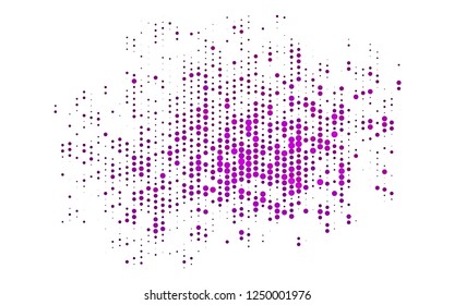 Light Purple vector template with circles. Modern abstract illustration with colorful water drops. Pattern for ads, leaflets.