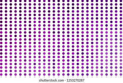 Light Purple vector template with circles. Modern abstract illustration with colorful water drops. Design for business adverts.