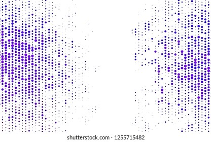 Light Purple vector template with circles. Modern abstract illustration with colorful water drops. Design for business adverts.