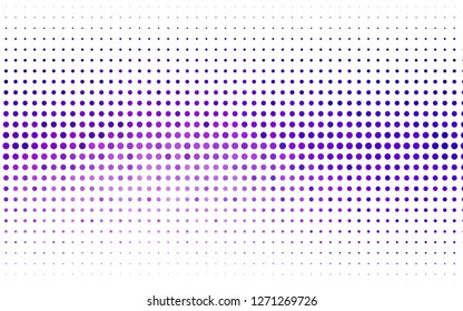 Light Purple vector template with circles. Blurred decorative design in abstract style with bubbles. Pattern of water, rain drops.