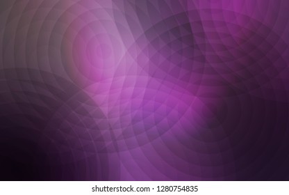 Light Purple vector template with circles. Illustration with set of shining colorful abstract circles. New design for ad, poster, banner of your website.