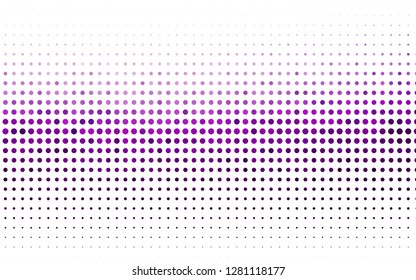 Light Purple vector template with circles. Modern abstract illustration with colorful water drops. Template for your brand book.