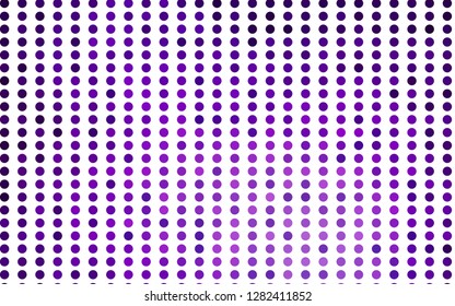 Light Purple vector template with circles. Blurred decorative design in abstract style with bubbles. Design for posters, banners.