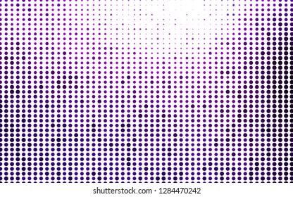 Light Purple vector template with circles. Illustration with set of shining colorful abstract circles. Pattern for ads, leaflets.