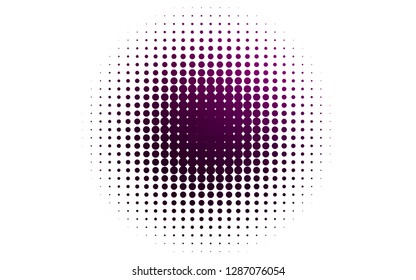 Light Purple vector template with circles. Modern abstract illustration with colorful water drops. Pattern for ads, booklets.