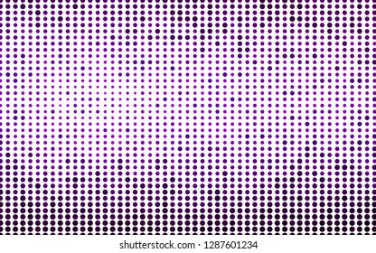 Light Purple vector template with circles. Abstract illustration with colored bubbles in nature style. Pattern of water, rain drops.