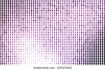 Light Purple vector template with circles. Abstract illustration with colored bubbles in nature style. Pattern for ads, leaflets.