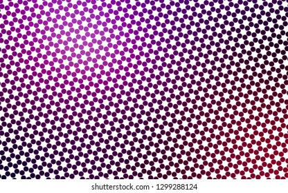 Light Purple vector template with circles. Blurred bubbles on abstract background with colorful gradient. Pattern for ads, leaflets.
