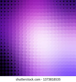 Light Purple vector template with circles. Modern abstract illustration with colorful circle shapes. Design for posters, banners.