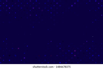 Light Purple vector template with circles. Illustration with set of shining colorful abstract circles. Pattern for beautiful websites.