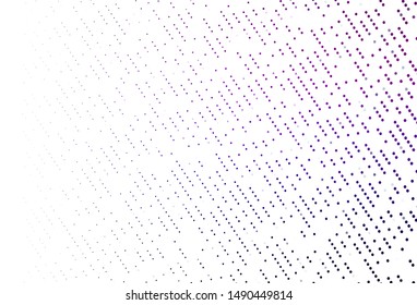 Light Purple vector template with circles. Blurred bubbles on abstract background with colorful gradient. Design for posters, banners.