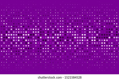 Light Purple vector template with circles. Abstract illustration with colored bubbles in nature style. Pattern for ads, booklets.