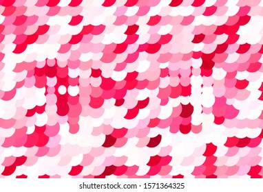 Light Purple vector template with circles. Glitter abstract illustration with blurred drops of rain. Design for poster, banner of websites.