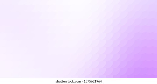 Light Purple vector template with circles. Abstract decorative design in gradient style with bubbles. Pattern for websites.