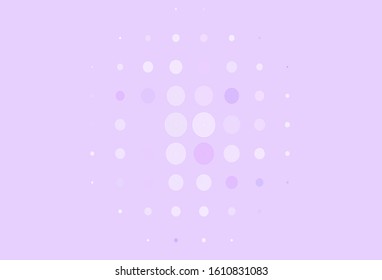 Light Purple vector template with circles. Illustration with set of shining colorful abstract circles. Design for poster, banner of websites.