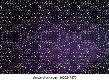 Light Purple vector template with circles. Abstract illustration with colored bubbles in nature style. Design for your business advert.