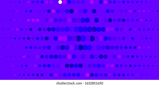 Light Purple vector template with circles. Abstract colorful disks on simple gradient background. Design for posters, banners.