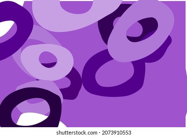 Light Purple vector template with circles. Blurred bubbles on abstract background with colorful gradient. Pattern for ads, leaflets.