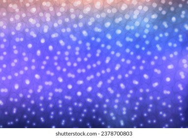 Light Purple vector template with circles. Abstract illustration with colored bubbles in nature style. Pattern for ads, leaflets.