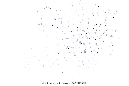 Light Purple vector  template with circles. Abstract illustration with colored bubbles in nature style. The pattern can be used for aqua ad, booklets.