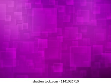 Light Purple vector template with crystals, rectangles. Abstract gradient illustration with rectangles. Pattern for busines ad, booklets, leaflets